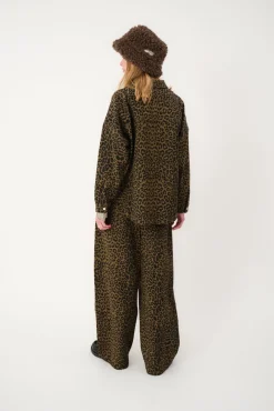 Hot Lollys Laundry Veidall Shirt Ls25461-1043 72 Leopard Print