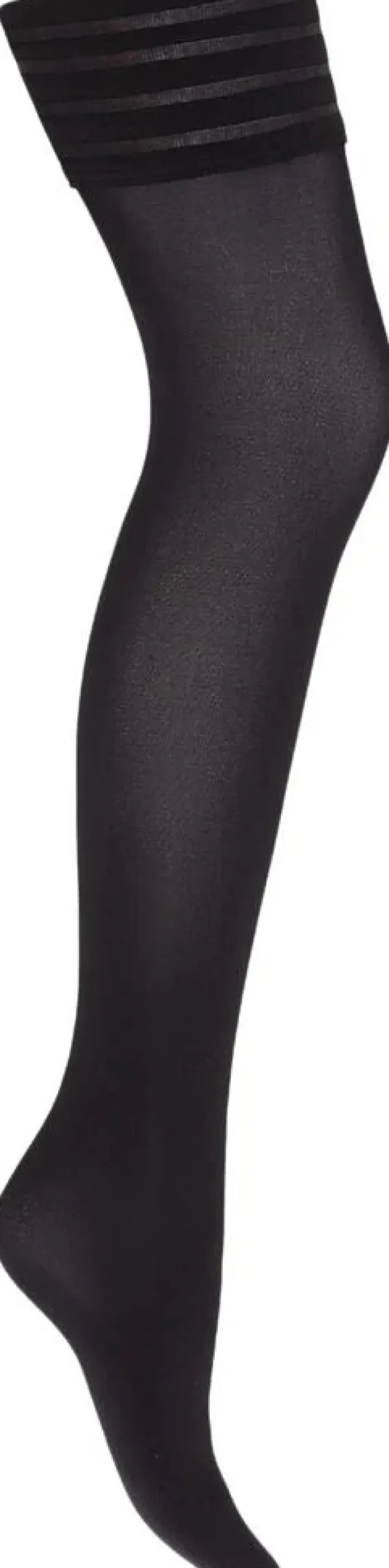 Discount Wolford Velvet De Luxe 50 Stay-up 7005 Black