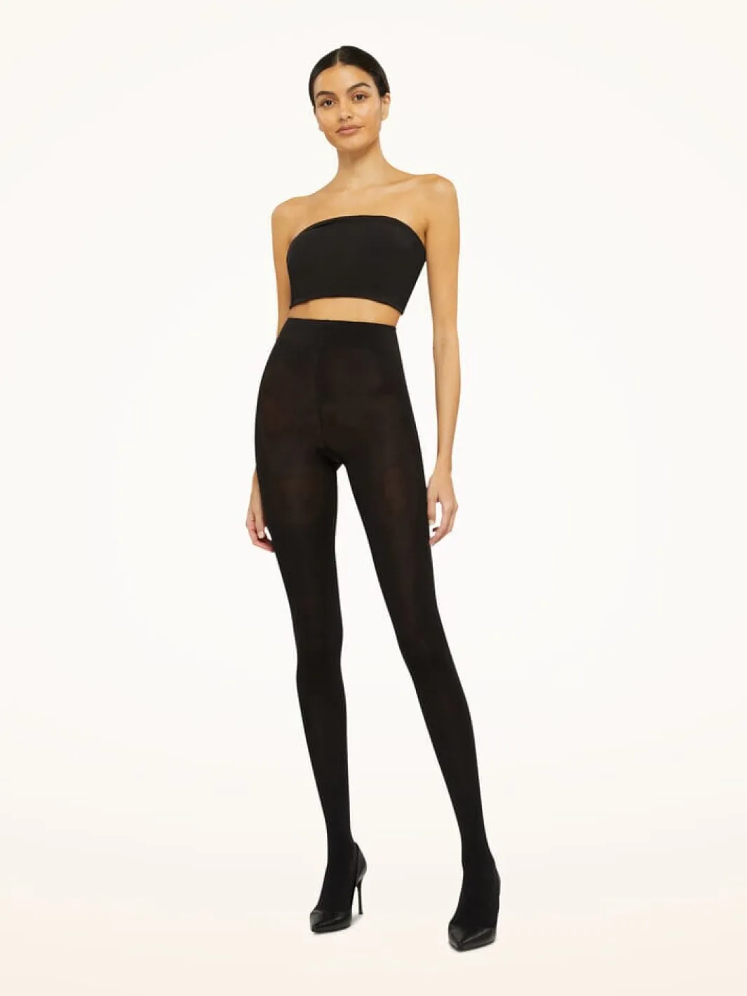 New Wolford Velvet de Luxe 66 Tights Black