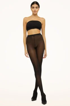 Wolford Velvet De Luxe 50 Tights 10687 7005 Black