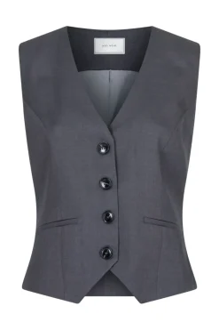 Discount Neo Noir Vendetta Melange Vest Dark Grey