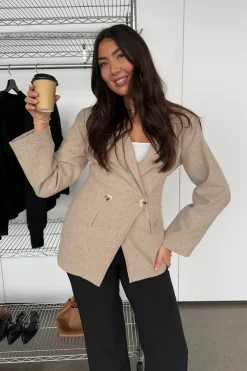New BYIC Veraic Fitted Blazer A23749 Beige Melange