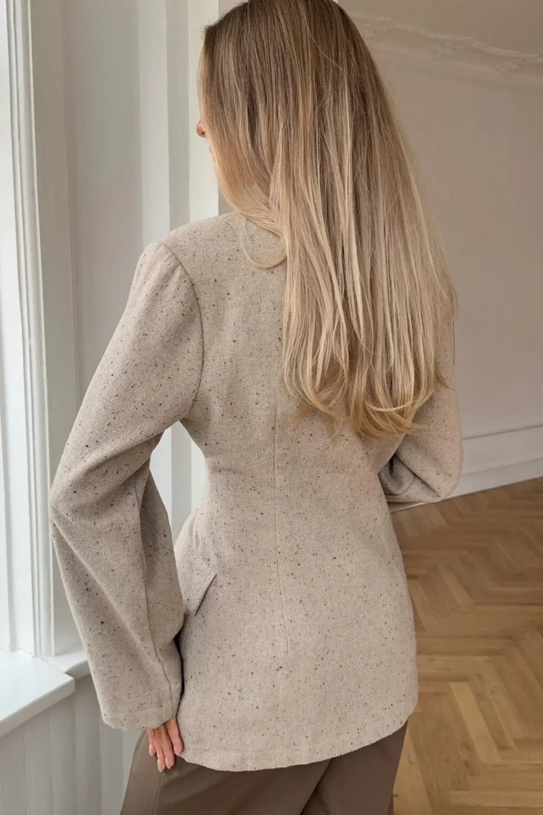 New BYIC Veraic Fitted Blazer A23749 Beige Melange