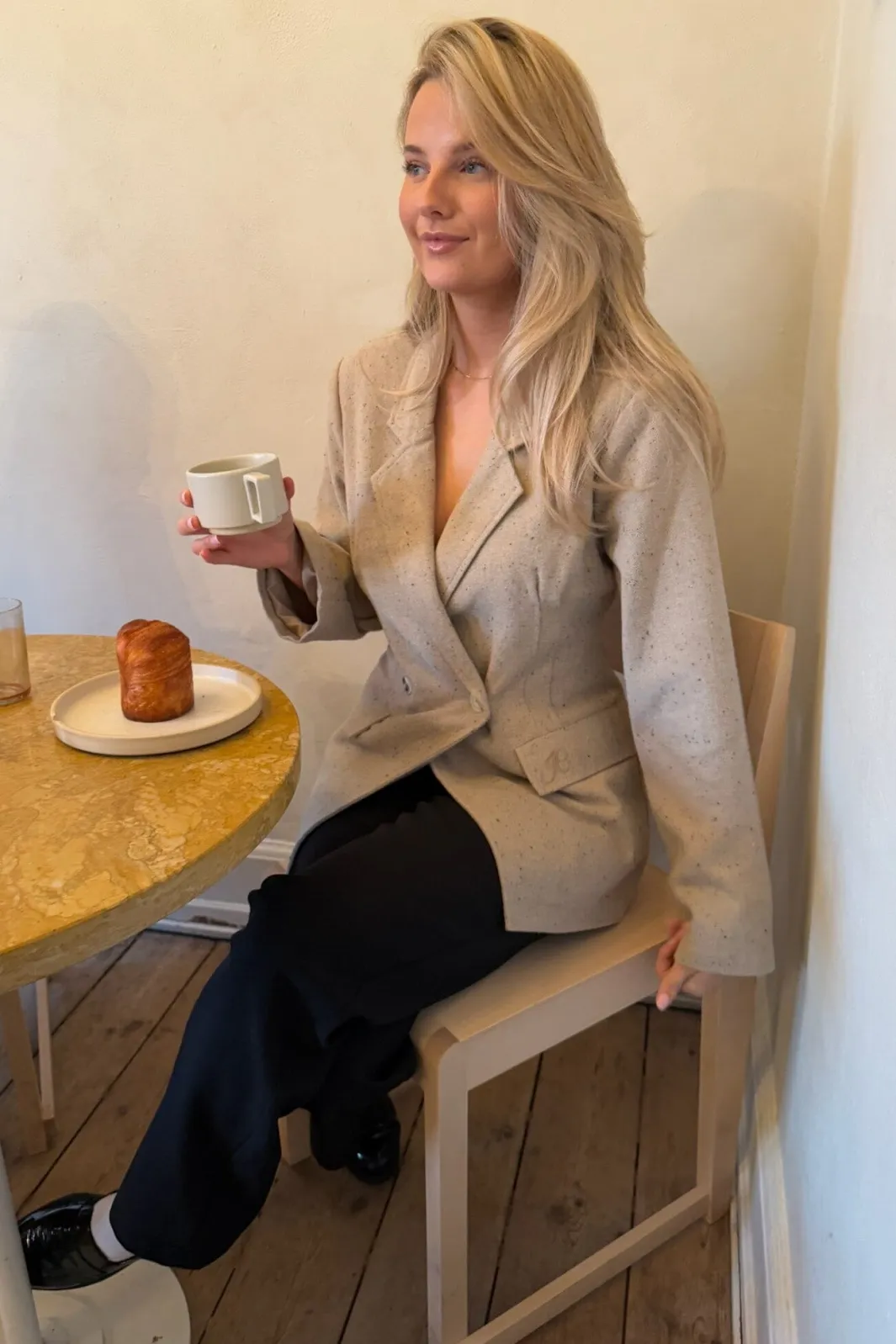 New BYIC Veraic Fitted Blazer A23749 Beige Melange