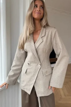 New BYIC Veraic Fitted Blazer A23749 Beige Melange
