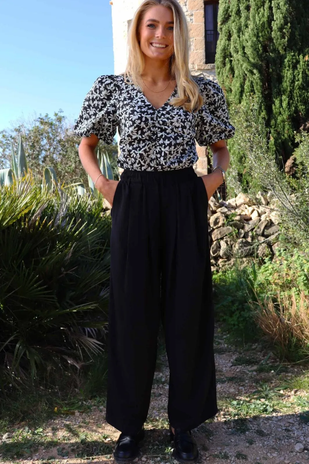 Outlet Liberte Vera-Wide-Pant 22185 Black