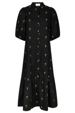Neo Noir Veronica Flower Emb Dress 166846 100