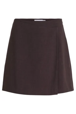 New Vila Viamoi Tailored Skirt 4780486 Dark Grey Melange