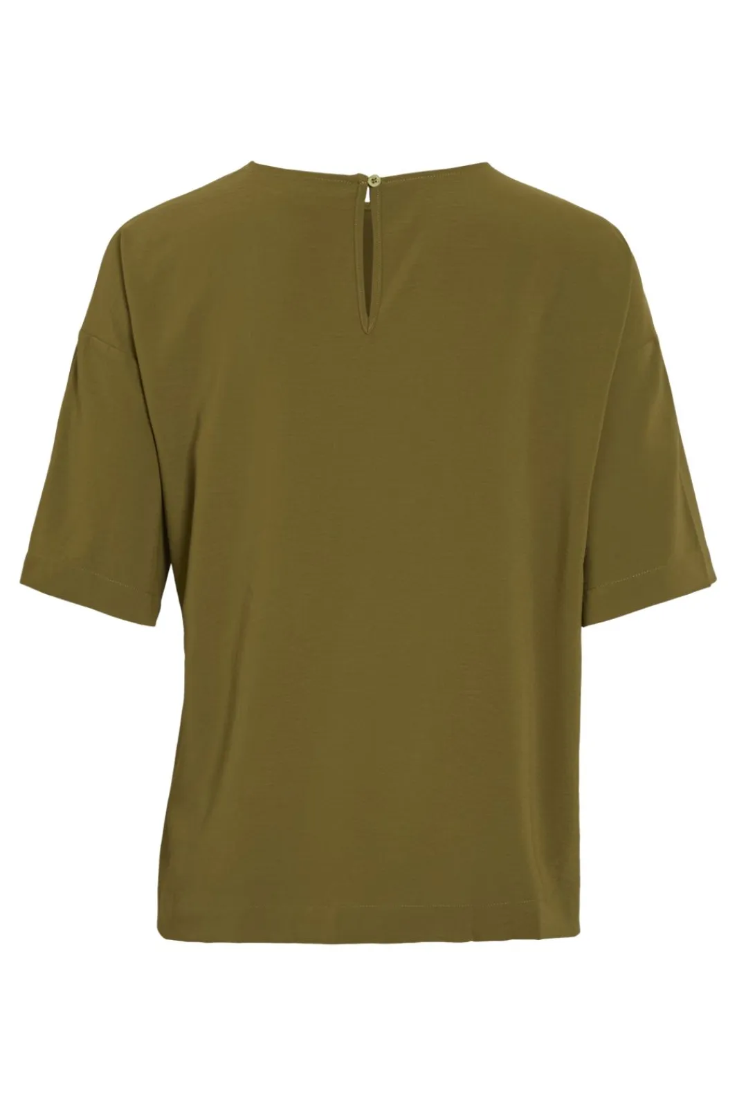 Online Vila Vicaroline 2/4 O-Neck Top 5036888 Fir Green