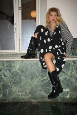 Outlet Hunkøn Vicky Dress 25982 Big Dots