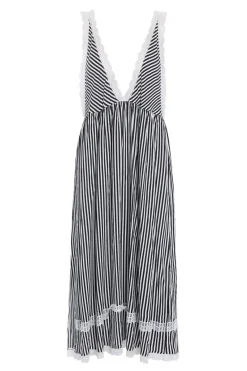 Best Hunkøn Vicky Dress 25982 Black Striped