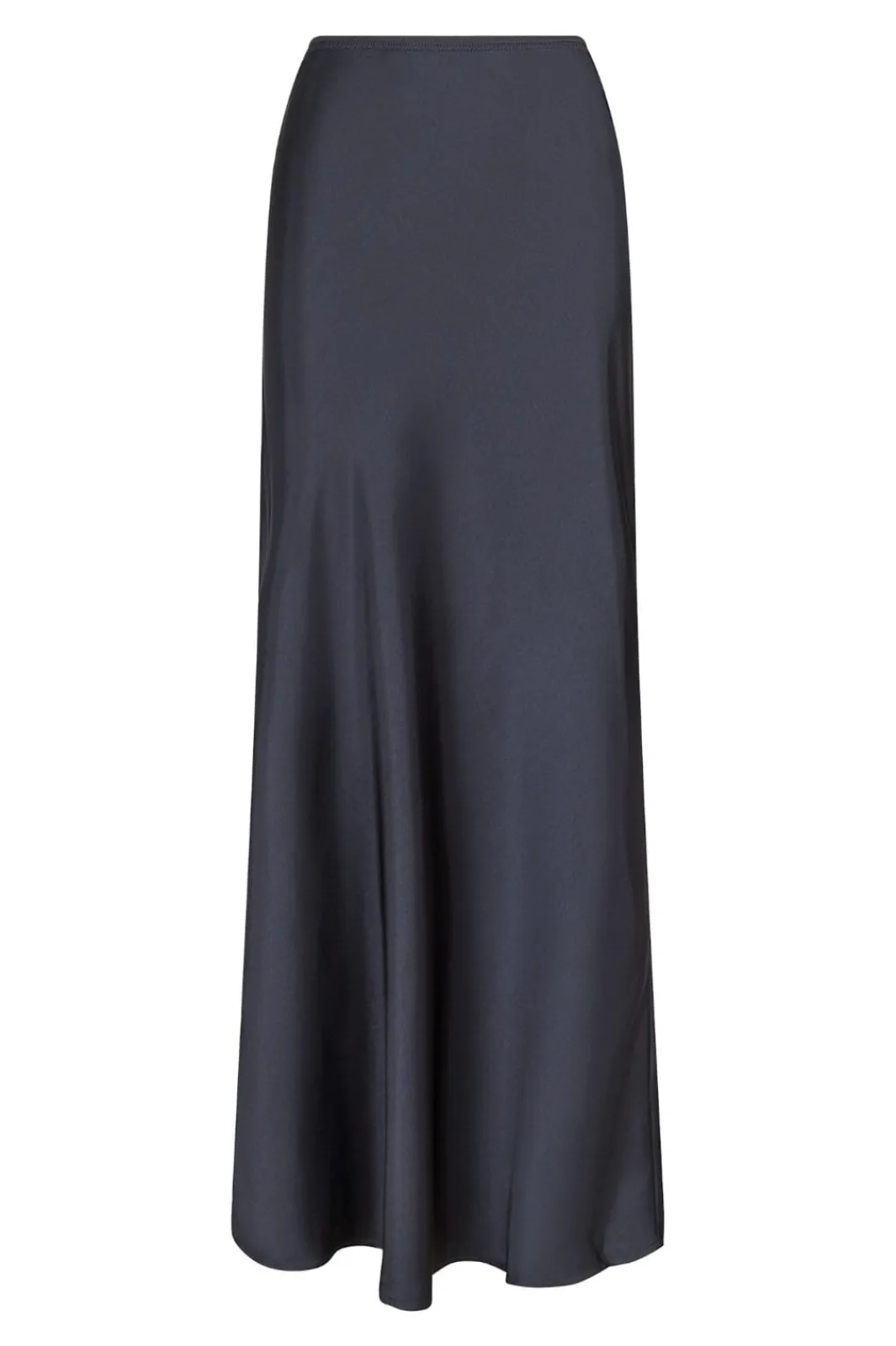 Hot Neo Noir Vicky Heavy Sateen Skirt Steel Grey