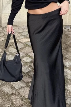 Best Neo Noir Vicky Heavy Sateen Skirt Black