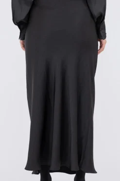 Best Neo Noir Vicky Heavy Sateen Skirt Black