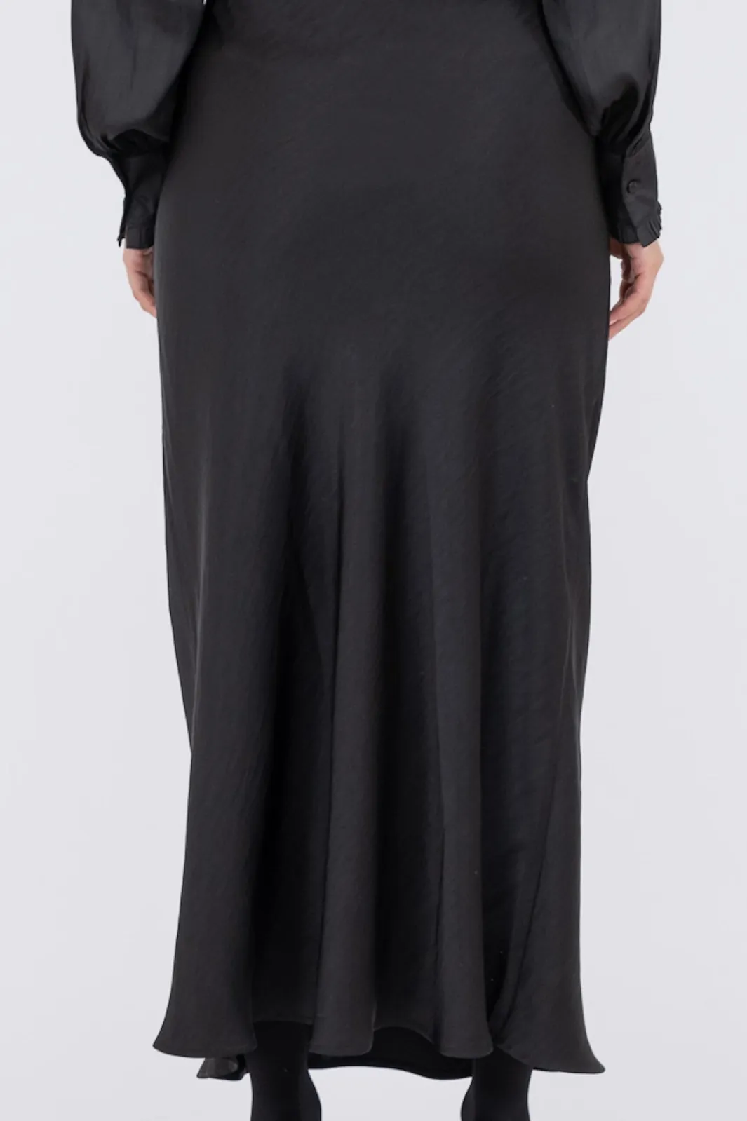 Best Neo Noir Vicky Heavy Sateen Skirt Black