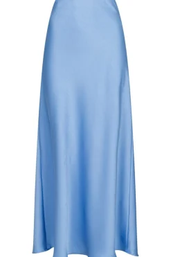 Online Neo Noir Vicky Heavy Sateen Skirt Dusty Blue
