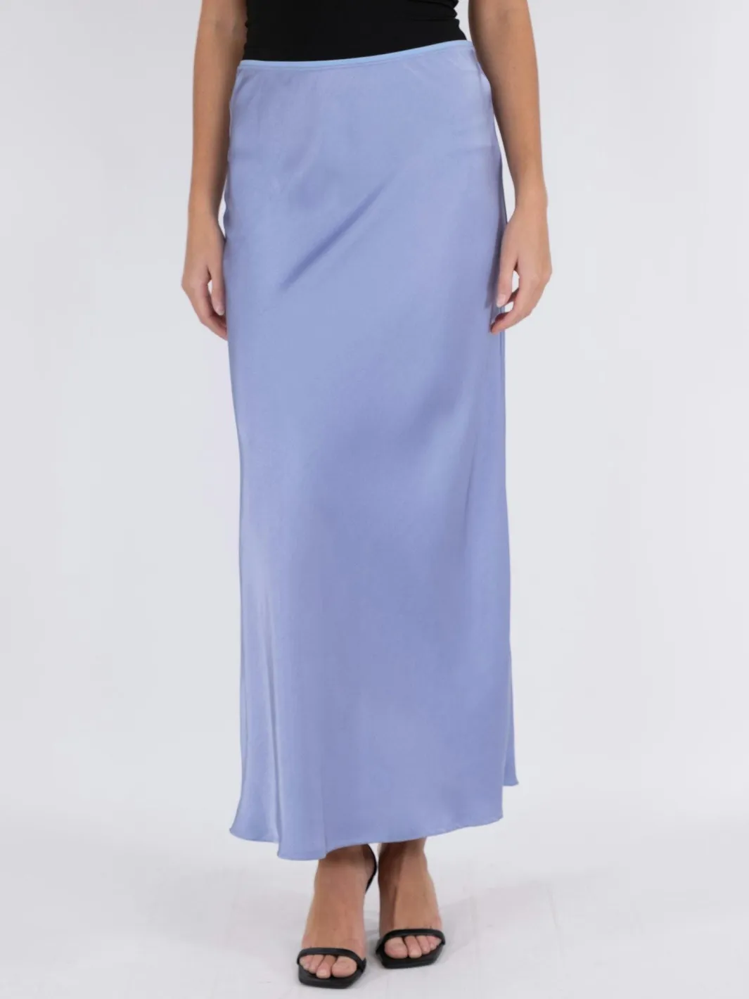 Best Neo Noir Vicky Heavy Sateen Skirt Lilac
