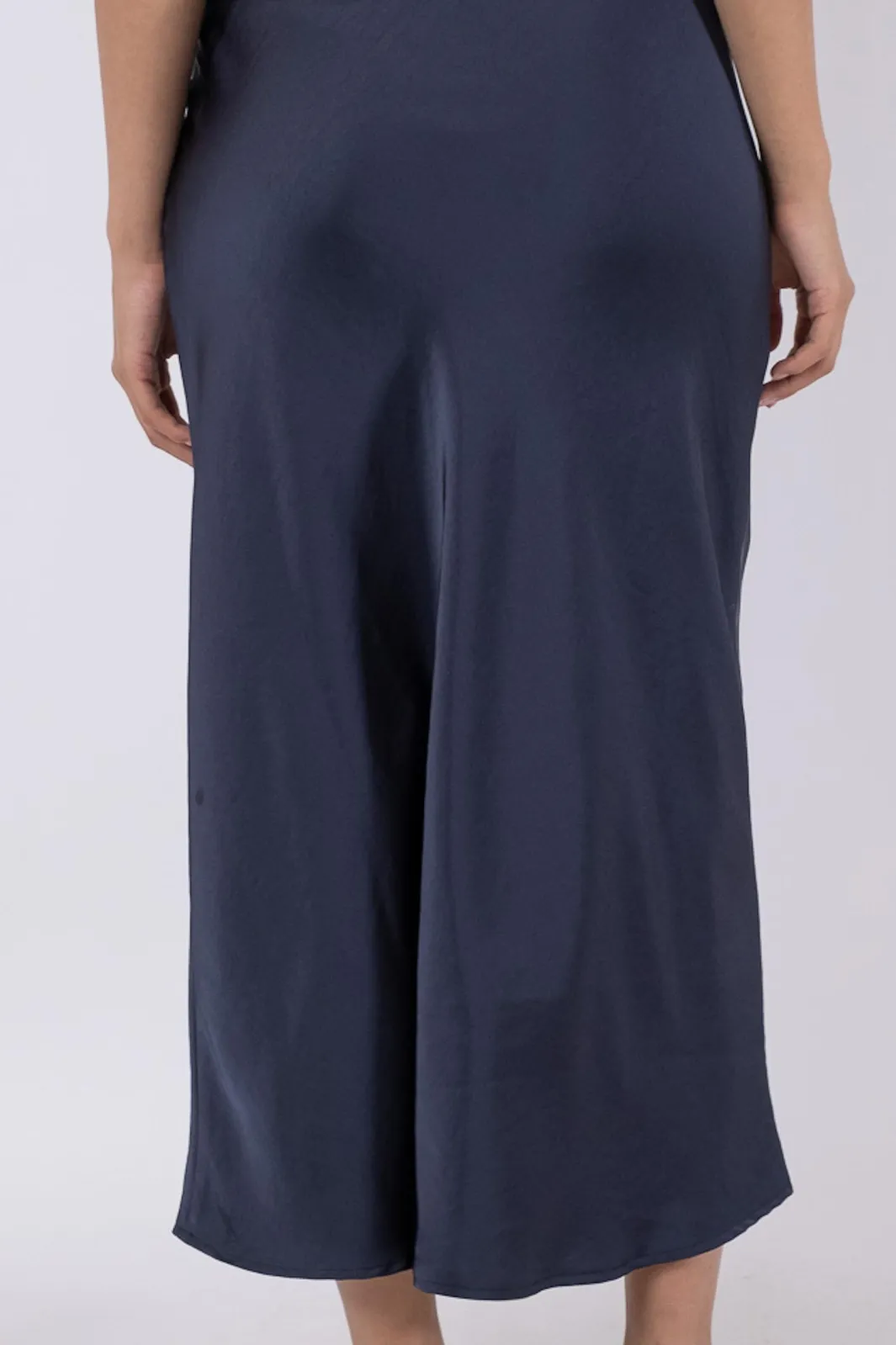 Best Neo Noir Vicky Heavy Sateen Skirt Midnight Blue