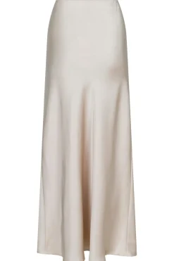 Online Neo Noir Vicky Heavy Sateen Skirt Champagne