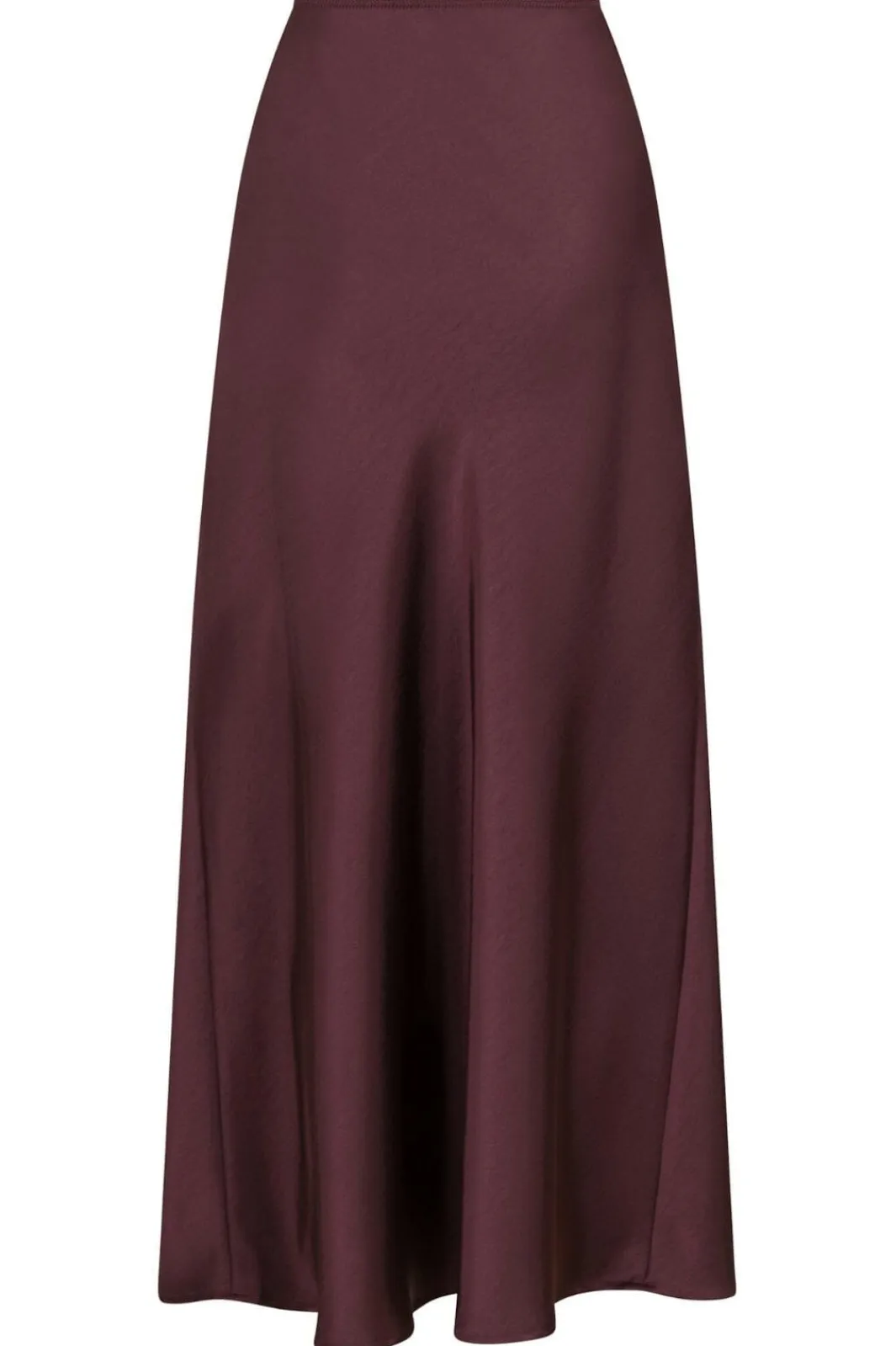 Outlet Neo Noir Vicky Heavy Sateen Skirt 159588 Burgundy