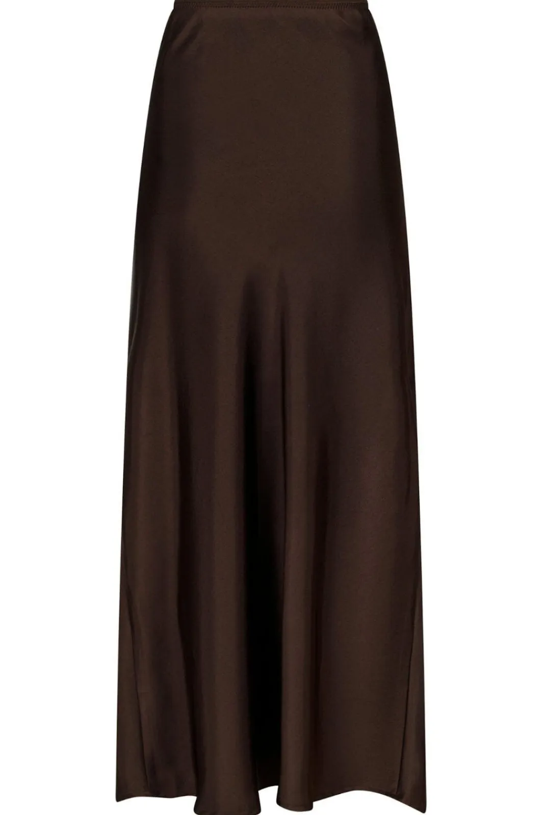 Discount Neo Noir Vicky Heavy Sateen Skirt 159588 Dark Brown