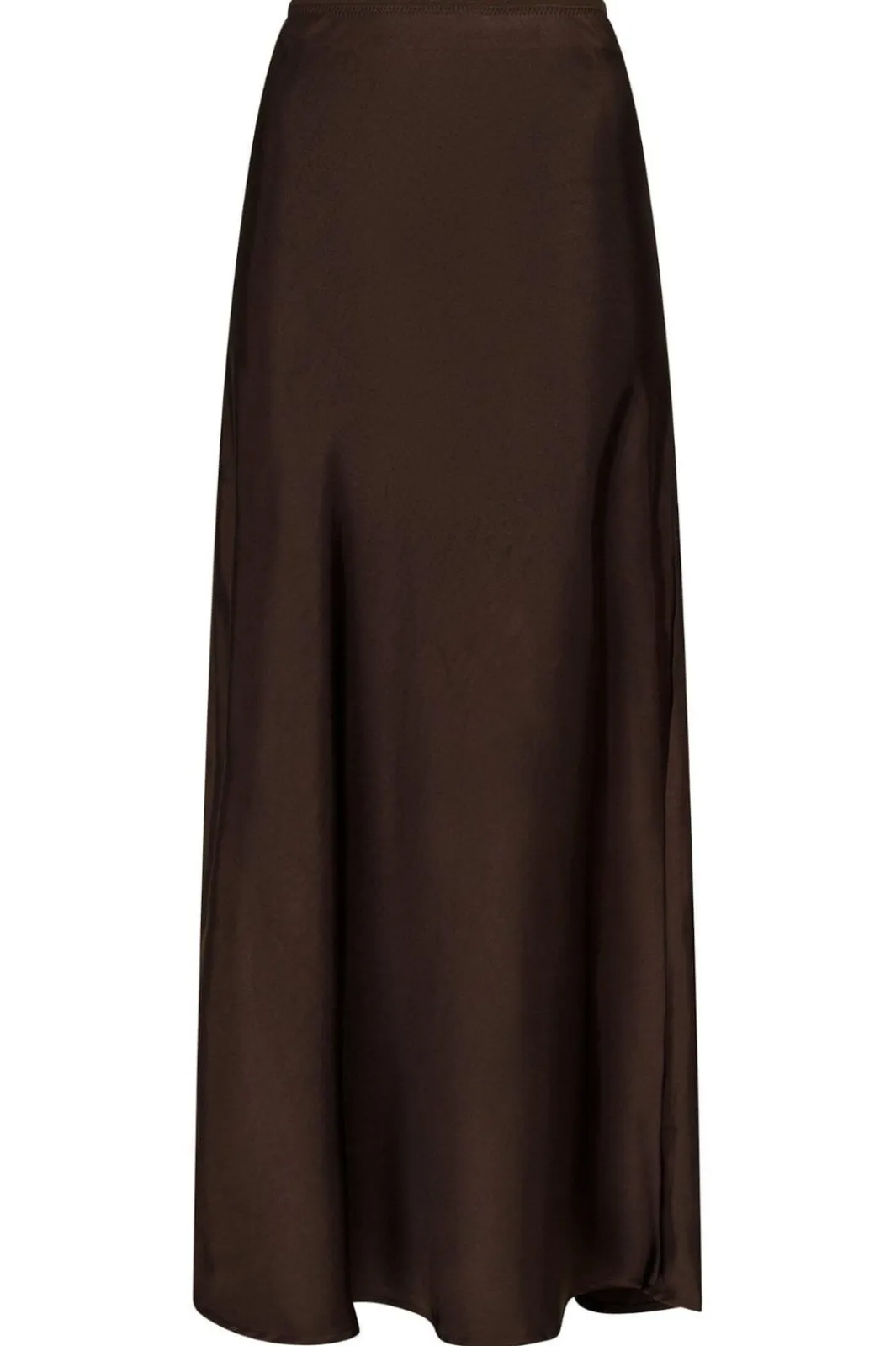 Discount Neo Noir Vicky Heavy Sateen Skirt 159588 Dark Brown