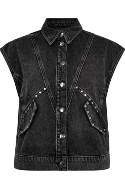 Discount Co´Couture Vickycc Stud Denim Vest 30367 96
