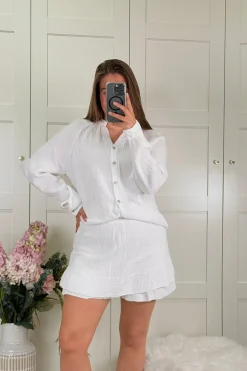 Outlet A-bee Victoria Shorts White