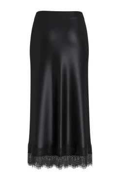 Sale Vila Viellette Ankle Lace Skirt 5074773 Black Beauty