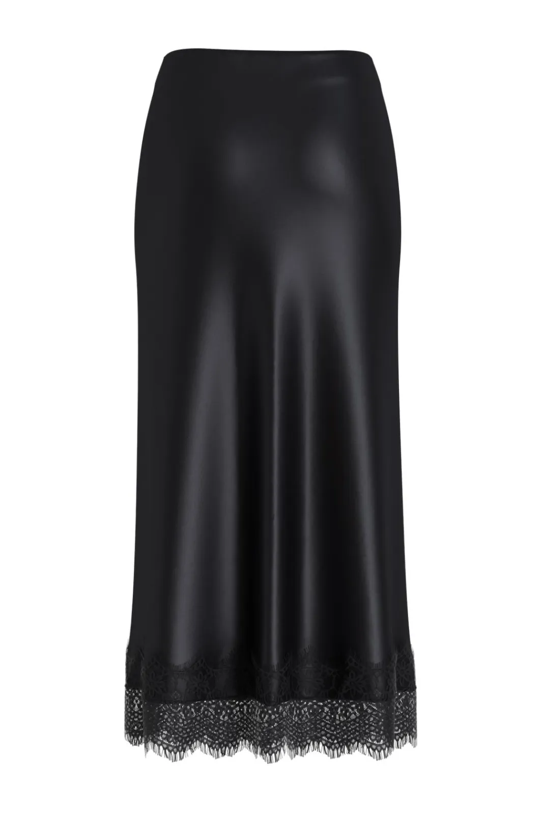 Sale Vila Viellette Ankle Lace Skirt 5074773 Black Beauty