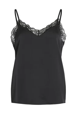 Vila Vienna Ravenna Lace Singlet 5062447 Black Beauty