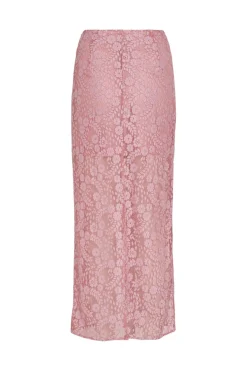 Vila Vihibo Midi Lace Skirt 4900037 Ballerina Two Tone Lace
