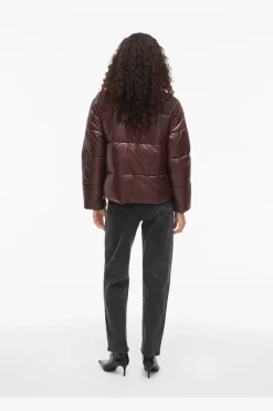 Online Vila Vilidda L/S Shinny Puffer Short Jacket 4897448 Fig