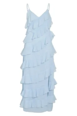 Best Vila Viluna Strap Ankle Dress/Ka 4970430 Cashmere Blue