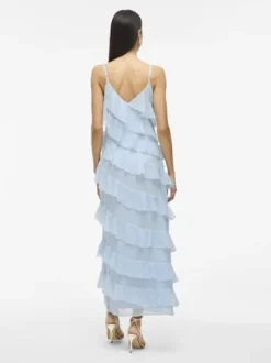 Best Vila Viluna Strap Ankle Dress/Ka 4970430 Cashmere Blue