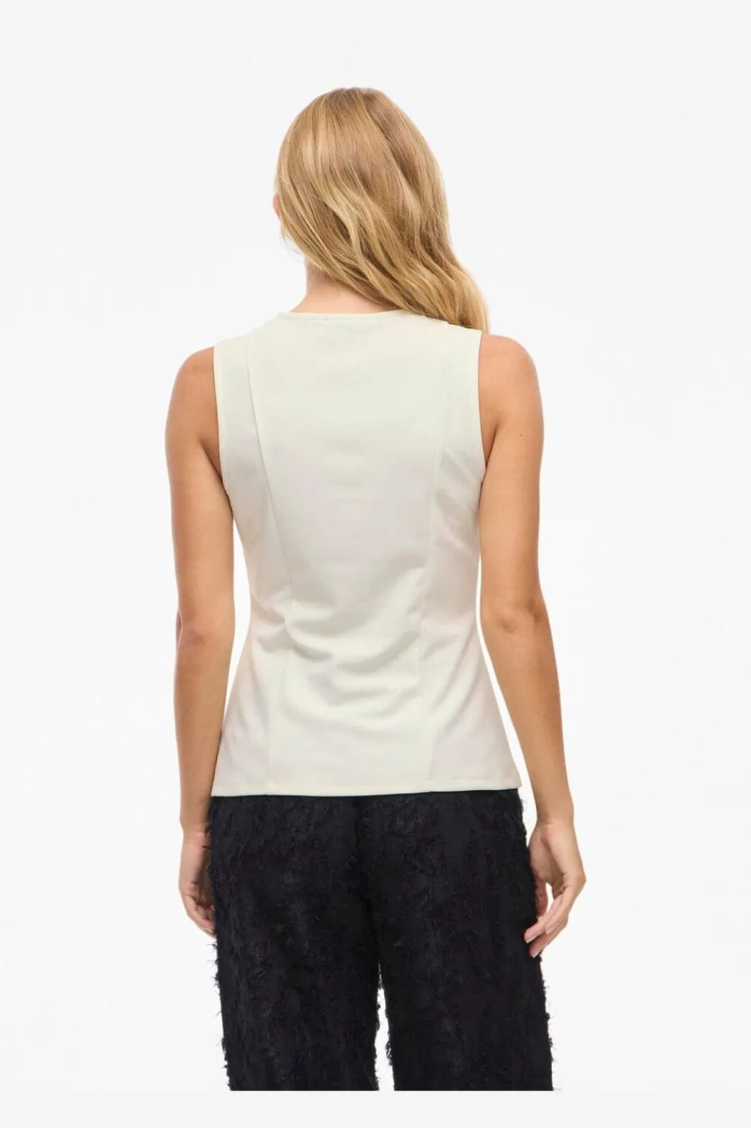 Outlet Vila Vimerlano O-Neck S/L Vest 4904180 Birch