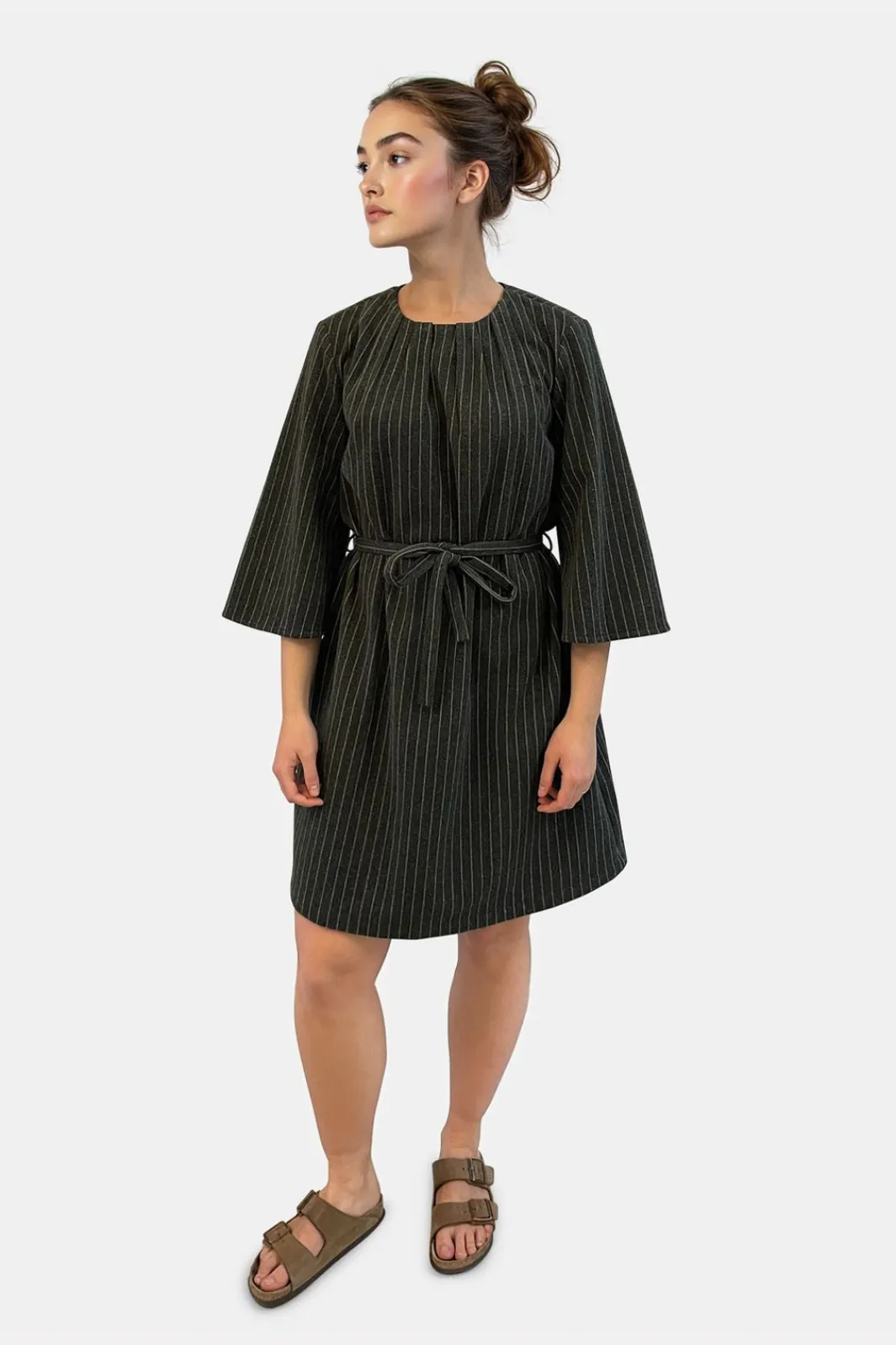 Vila Vinicca 3/4 Dress 4891341 Dark Grey Melange