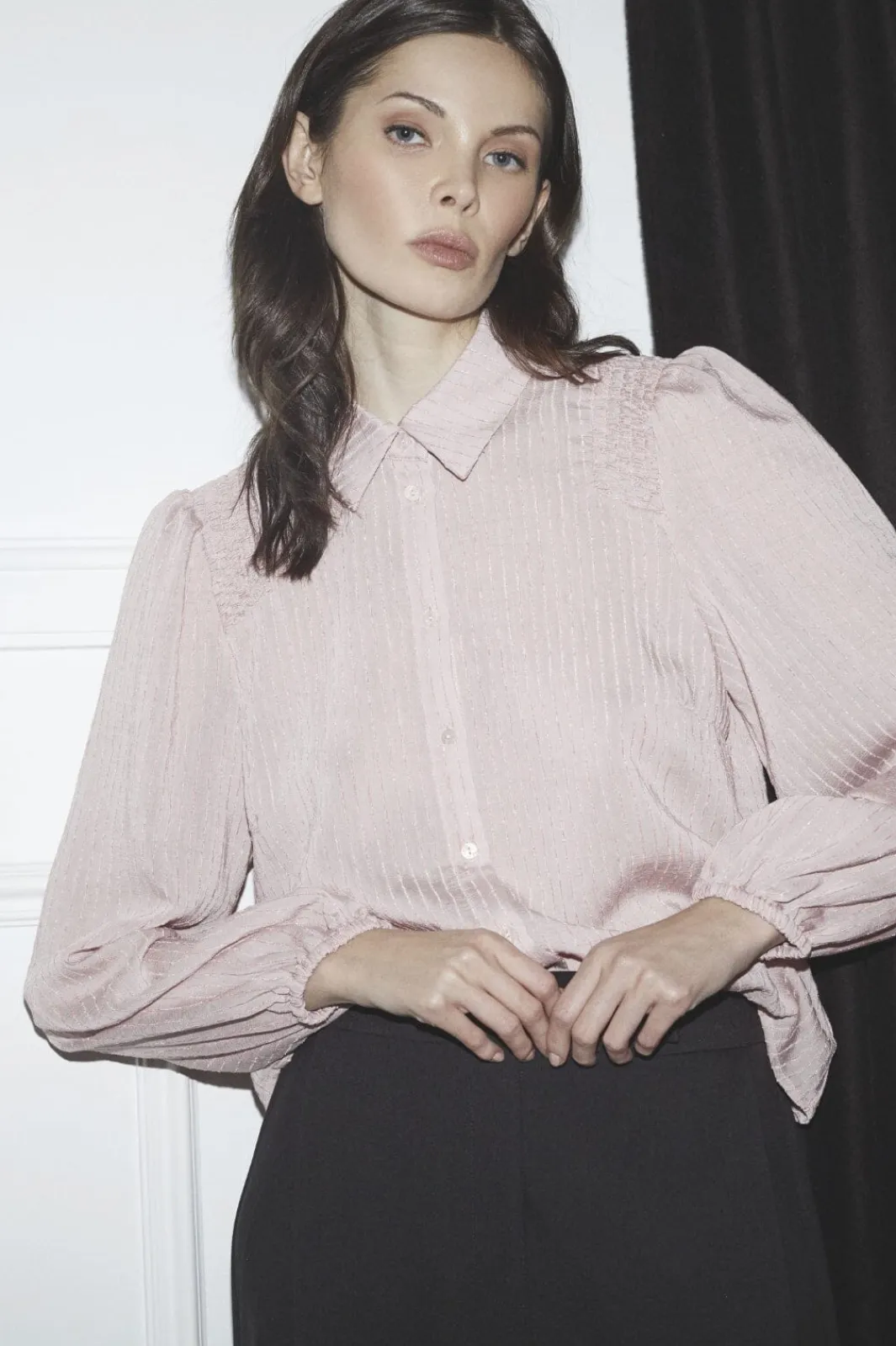 New Co´Couture Violacc Smock Shirt 35897 4543