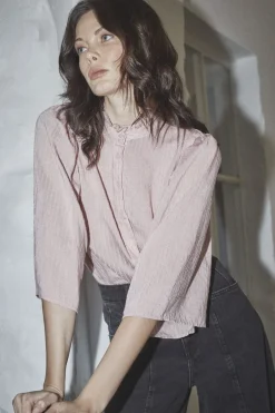 Best Co´Couture Violacc Ss Shirt 35896 4543
