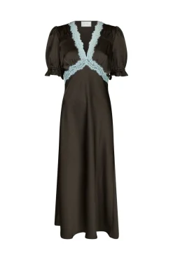 Clearance Neo Noir Vipe Lace Maxi Dress 167735 676