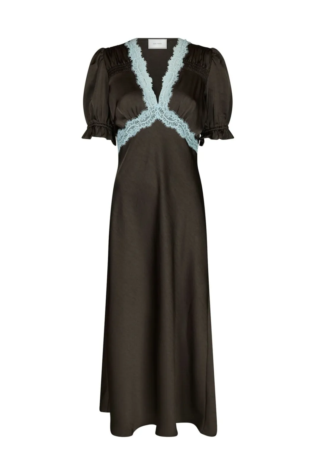 Clearance Neo Noir Vipe Lace Maxi Dress 167735 676