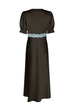 Clearance Neo Noir Vipe Lace Maxi Dress 167735 676