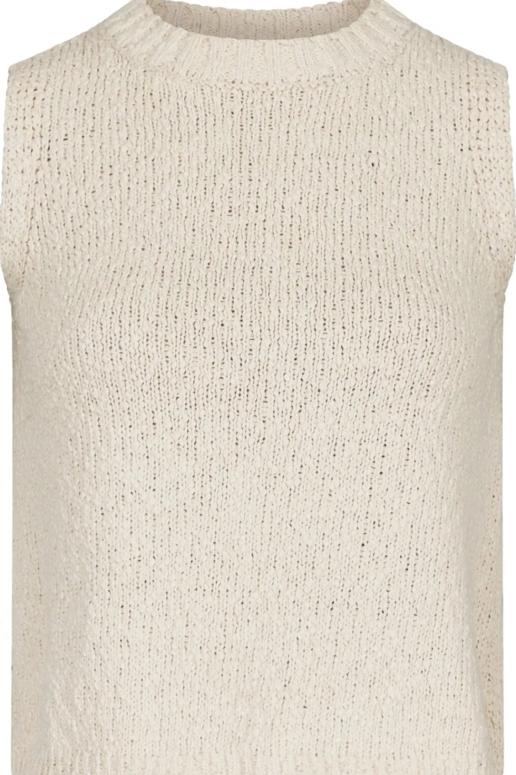 Hot Neo Noir Virena Knit Vest Sand