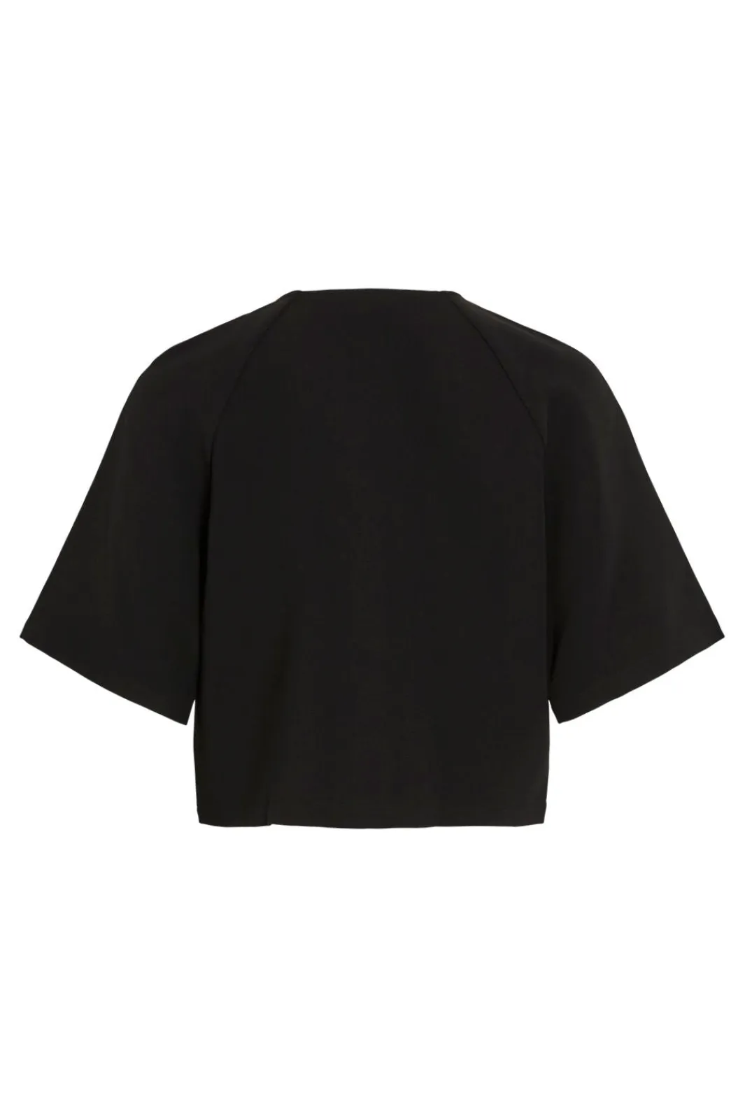 Best Vila Visabby 2/4 Open Short Top 4810886 Black Beauty