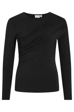 Sale Vila Visempa Crew Neck L/S Top 4913251 Black Beauty