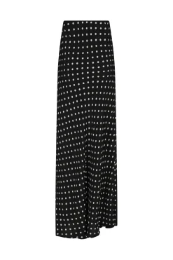Clearance Neo Noir Viso Crepe Dot Skirt 167940 100