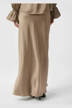 Neo Noir Viso Heavy Sateen Bedaz Skirt 166890 811