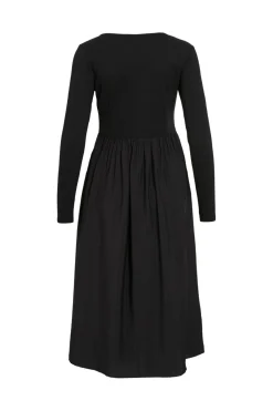Discount Vila Vistine L/S Midi Dress Fw 5057227 Black