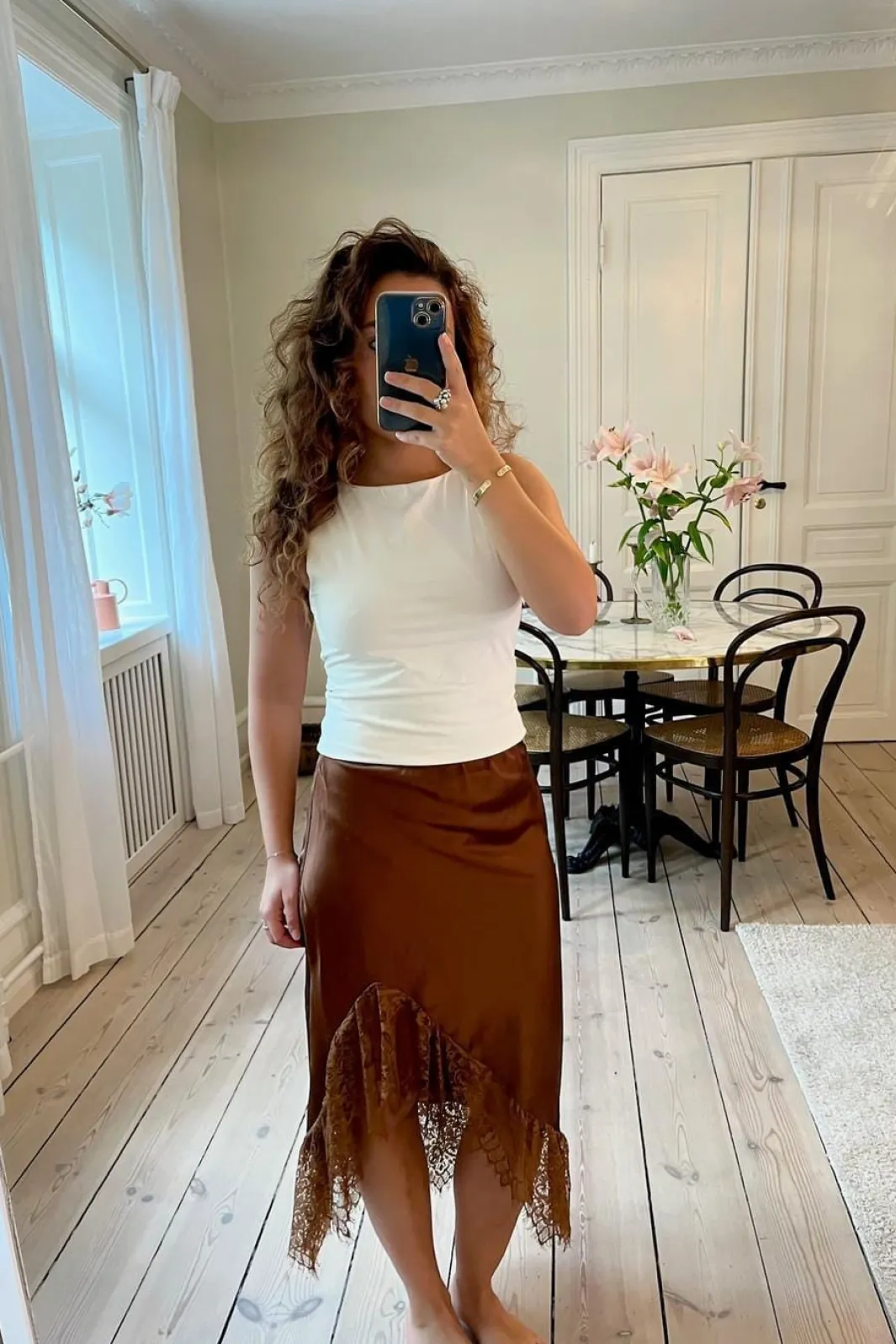 New A-bee Vittoria Skirt Brown
