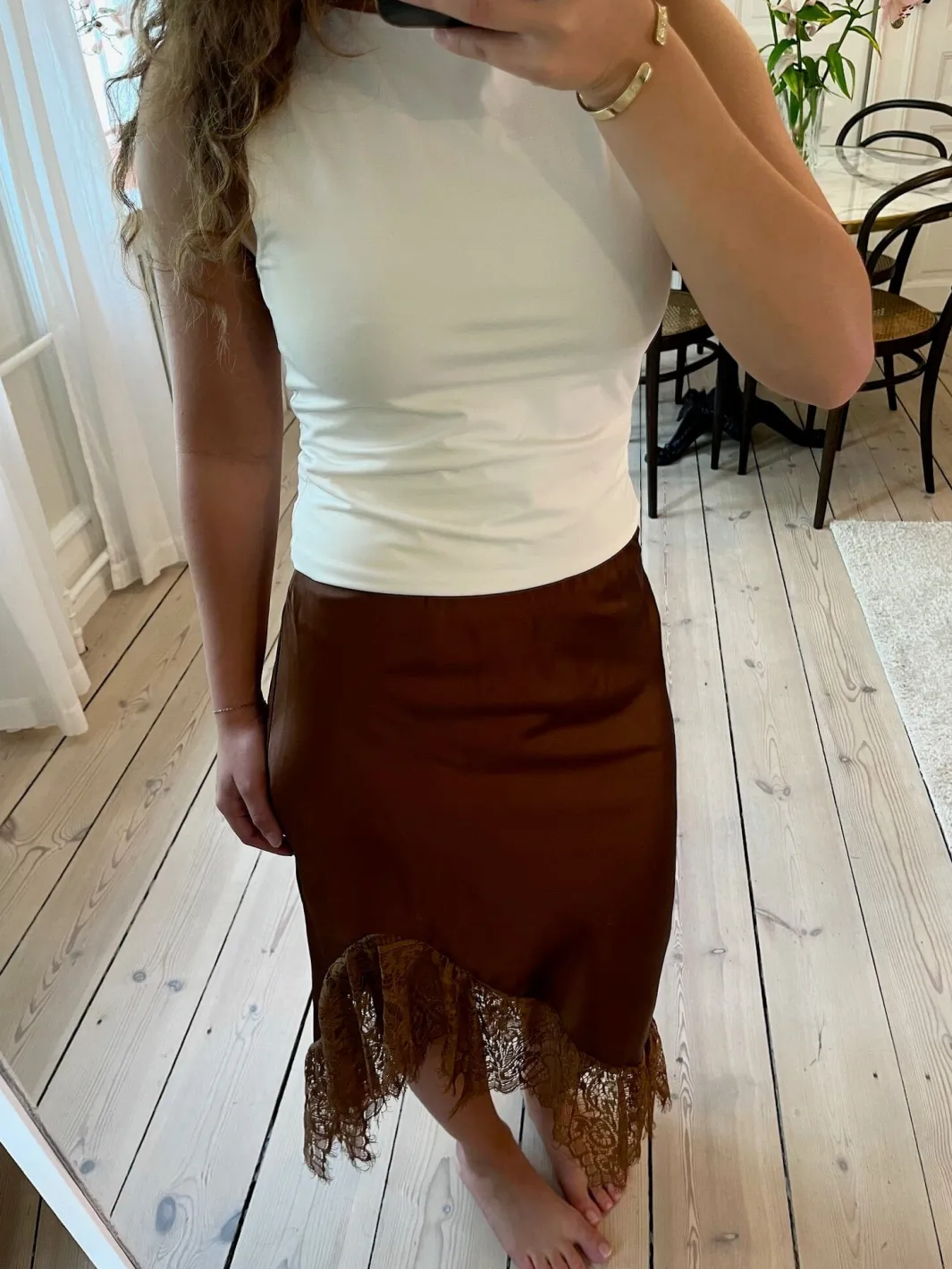 New A-bee Vittoria Skirt Brown